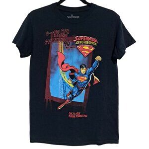Six Flags Superman Escape From Krypton T-Shirt Size S Ride Closed Permanently